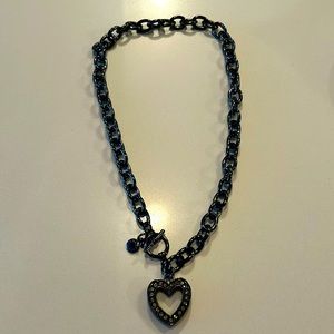 Heart shaped necklace; easy to attach.